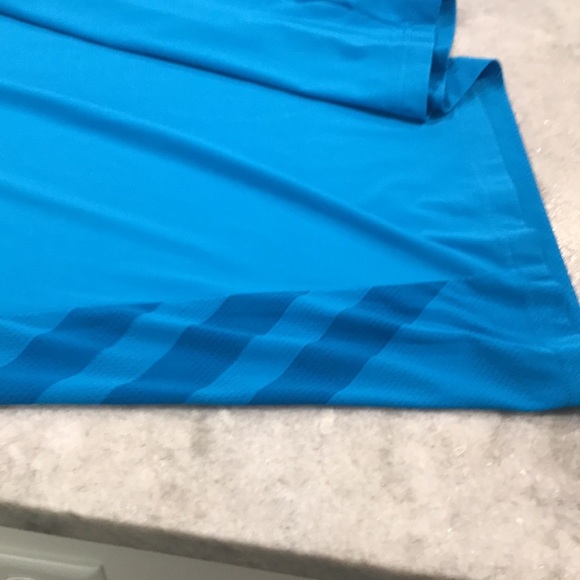 Puma Mens Polo Shirt Golf Size Large Blue Air Vent Short Sleeve Golfing Sports - Picture 6 of 8